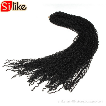 28" Synthetic micro Knot zizi braid hair coloured hair braid soft Curly afro kinky  crochet braids hair